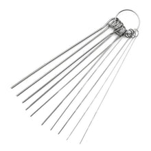 Load image into Gallery viewer, 10 Set Welding High Density Stainless Steel Through Needle