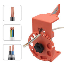 Load image into Gallery viewer, Adjustable Handheld Quick Rubber Wire Stripper