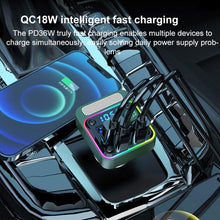 Load image into Gallery viewer, BC91 Car Bluetooth Hands-free Calling PD36W Fast Charging with Atmosphere Light, BC91
