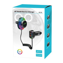Load image into Gallery viewer, BC96 Car Bluetooth Hands-free Calling PD48W Fast Charging, BC96