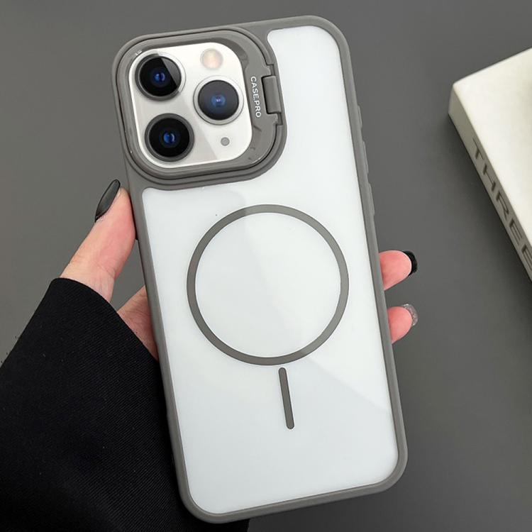PC Lens Holder MagSafe Magnetic Phone Case, For iPhone 11 Pro Max, For iPhone 11