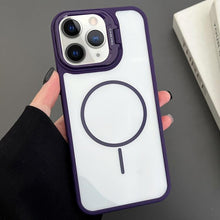 Load image into Gallery viewer, PC Lens Holder MagSafe Magnetic Phone Case, For iPhone 11 Pro Max, For iPhone 11