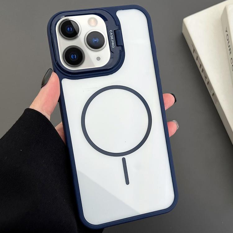 PC Lens Holder MagSafe Magnetic Phone Case, For iPhone 11 Pro Max, For iPhone 11