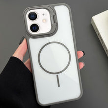 Load image into Gallery viewer, PC Lens Holder MagSafe Magnetic Phone Case, For iPhone 11 Pro Max, For iPhone 11