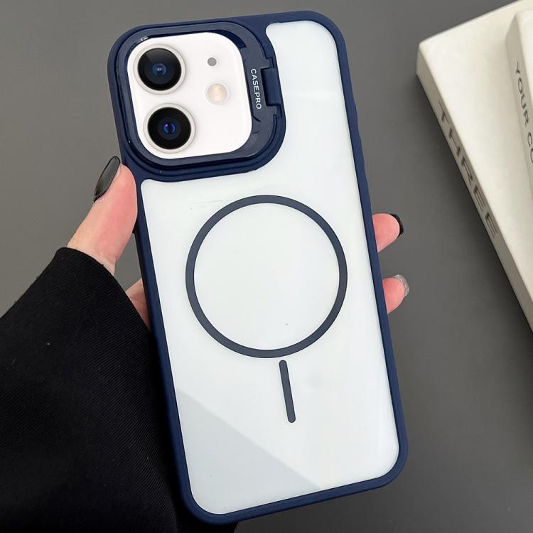 PC Lens Holder MagSafe Magnetic Phone Case, For iPhone 11 Pro Max, For iPhone 11