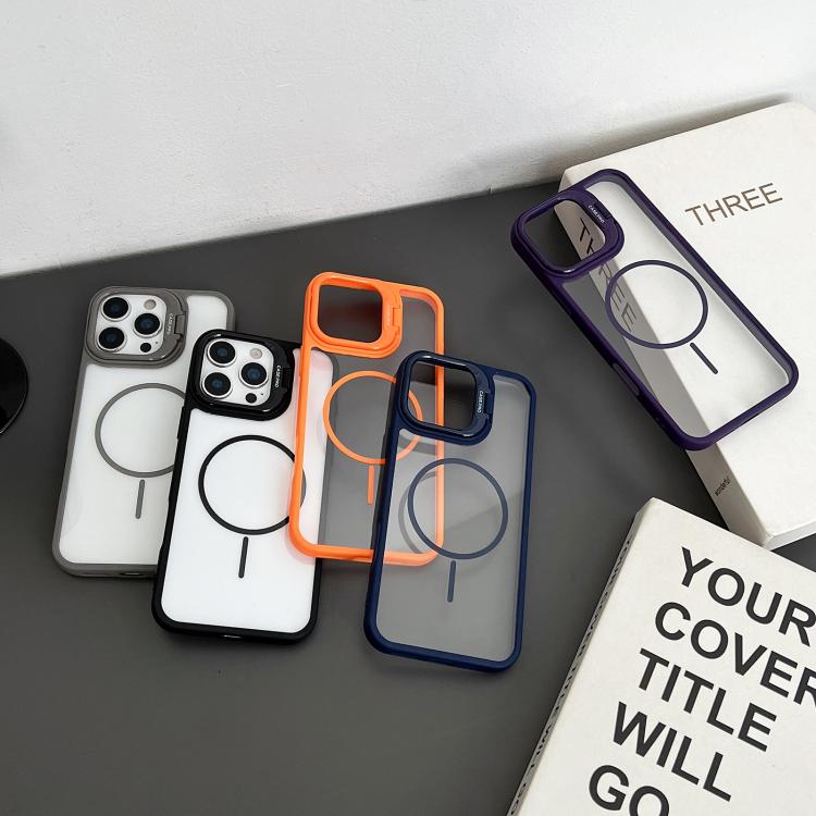 PC Lens Holder MagSafe Magnetic Phone Case, For iPhone 11 Pro Max, For iPhone 11
