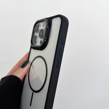 Load image into Gallery viewer, PC Lens Holder MagSafe Magnetic Phone Case, For iPhone 11 Pro Max, For iPhone 11
