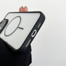 Load image into Gallery viewer, PC Lens Holder MagSafe Magnetic Phone Case, For iPhone 11 Pro Max, For iPhone 11