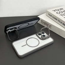 Load image into Gallery viewer, PC Lens Holder MagSafe Magnetic Phone Case, For iPhone 11 Pro Max, For iPhone 11