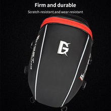 Load image into Gallery viewer, GHOST RACING GR-CWB06 PU Leather Motorcycle Tail Bag Rear Seat Travel Bag Backpack