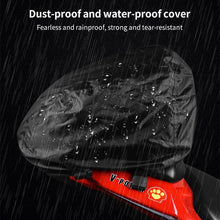 Load image into Gallery viewer, GHOST RACING GR-CWB06 PU Leather Motorcycle Tail Bag Rear Seat Travel Bag Backpack