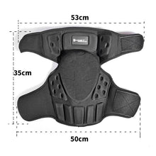 Load image into Gallery viewer, GHOST RACING GH-HX03 1 Pair Motorcycle Protective Gear Kevlar Racing Cold-proof Windproof Knee Pads, With Plush Pad, No Plush Pad