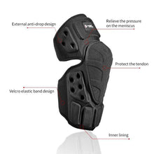 Load image into Gallery viewer, GHOST RACING GH-HX03 1 Pair Motorcycle Protective Gear Kevlar Racing Cold-proof Windproof Knee Pads, With Plush Pad, No Plush Pad