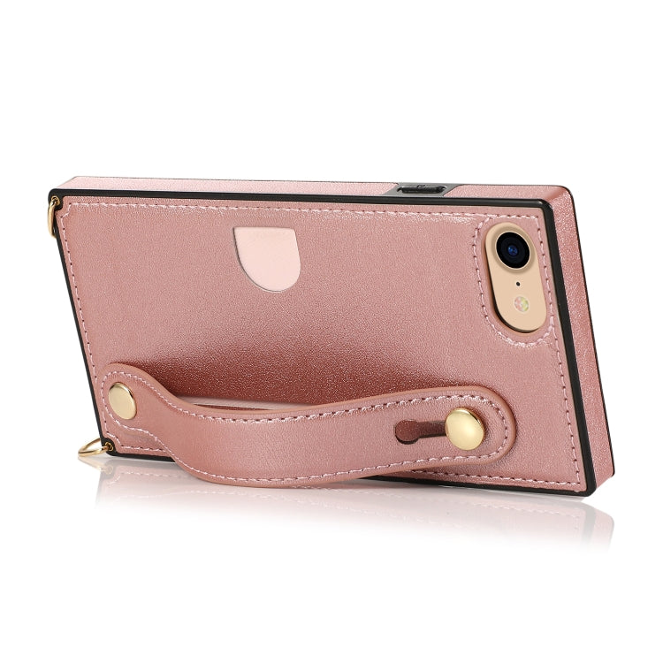 Wrist Strap PU+TPU Shockproof Protective Case with Crossbody Lanyard & Holder & Card Slot, For iPhone 6, For iPhone 7 / 8 / SE 2020, For iPhone 6 Plus, For iPhone 8 Plus / 7 Plus, For iPhone XS / X, For iPhone XR, For iPhone XS Max, For iPhone 11      ...