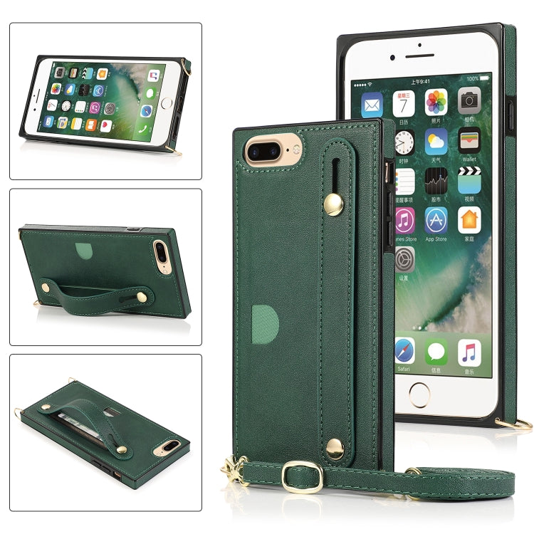Wrist Strap PU+TPU Shockproof Protective Case with Crossbody Lanyard & Holder & Card Slot, For iPhone 6, For iPhone 7 / 8 / SE 2020, For iPhone 6 Plus, For iPhone 8 Plus / 7 Plus, For iPhone XS / X, For iPhone XR, For iPhone XS Max, For iPhone 11      ...