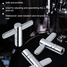 Load image into Gallery viewer, CT-826 T-shaped Square Hole Drum Key Universal Adjustment Wrench Tool for Drum Set, CT-826