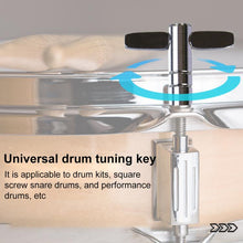 Load image into Gallery viewer, CT-826 T-shaped Square Hole Drum Key Universal Adjustment Wrench Tool for Drum Set, CT-826