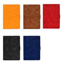 Load image into Gallery viewer, Cowhide Texture Horizontal Flip Leather Case with Holder &amp; Card Slots &amp; Sleep / Wake-up