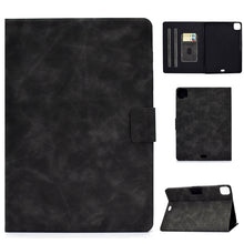 Load image into Gallery viewer, Cowhide Texture Horizontal Flip Leather Case with Holder &amp; Card Slots &amp; Sleep / Wake-up