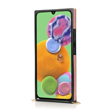 Load image into Gallery viewer, Wrist Strap PU+TPU Shockproof Protective Case with Crossbody Lanyard &amp; Holder &amp; Card Slot, For Samsung Galaxy A90 5G, For Samsung Galaxy Note9, For Samsung Galaxy Note 10, For Samsung Galaxy Note 10 Pro, For Samsung Galaxy S9, For Samsung Galaxy S9 Plu...