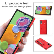 Load image into Gallery viewer, Wrist Strap PU+TPU Shockproof Protective Case with Crossbody Lanyard &amp; Holder &amp; Card Slot, For Samsung Galaxy A90 5G, For Samsung Galaxy Note9, For Samsung Galaxy Note 10, For Samsung Galaxy Note 10 Pro, For Samsung Galaxy S9, For Samsung Galaxy S9 Plu...