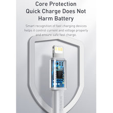 Load image into Gallery viewer, Baseus 20W Type-C / USB-C to 8 Pin PD High-density Braided Fast Charging Data Cable, Length: 2m, Length: 2m