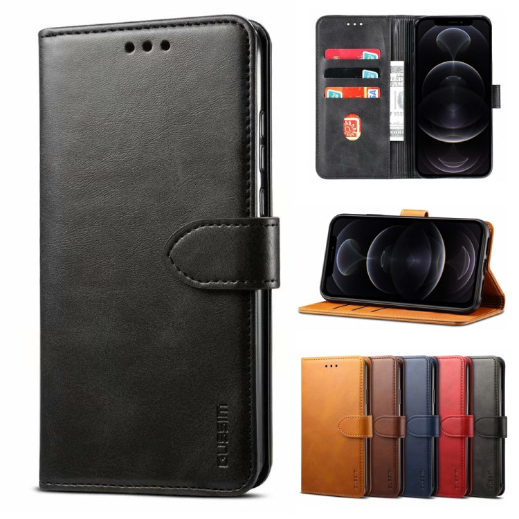 GUSSIM Business Style Horizontal Flip Leather Case with Holder & Card Slots & Wallet