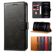 Load image into Gallery viewer, GUSSIM Business Style Horizontal Flip Leather Case with Holder &amp; Card Slots &amp; Wallet