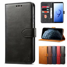 Load image into Gallery viewer, GUSSIM Business Style Horizontal Flip Leather Case with Holder &amp; Card Slots &amp; Wallet