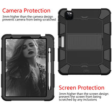 Load image into Gallery viewer, Shockproof Two-Color Silicone Protective Case with Holder, For iPad Air 2022 / 2020 10.9, For Samsung Galaxy Tab A7 (2020) T500/T505
