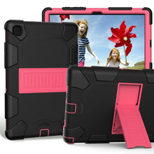 Load image into Gallery viewer, Shockproof Two-Color Silicone Protective Case with Holder