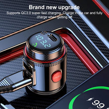 Load image into Gallery viewer, T23 Car FM Transmitter Bluetooth Player Fast Charging, T23