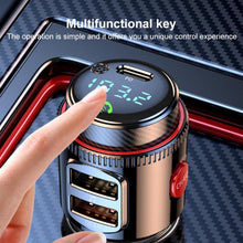 Load image into Gallery viewer, T23 Car FM Transmitter Bluetooth Player Fast Charging, T23