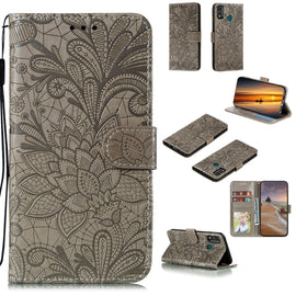 Lace Flower Horizontal Flip Leather Case with Holder & Card Slots & Wallet & Photo Frame