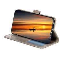 Load image into Gallery viewer, Lace Flower Horizontal Flip Leather Case with Holder &amp; Card Slots &amp; Wallet &amp; Photo Frame