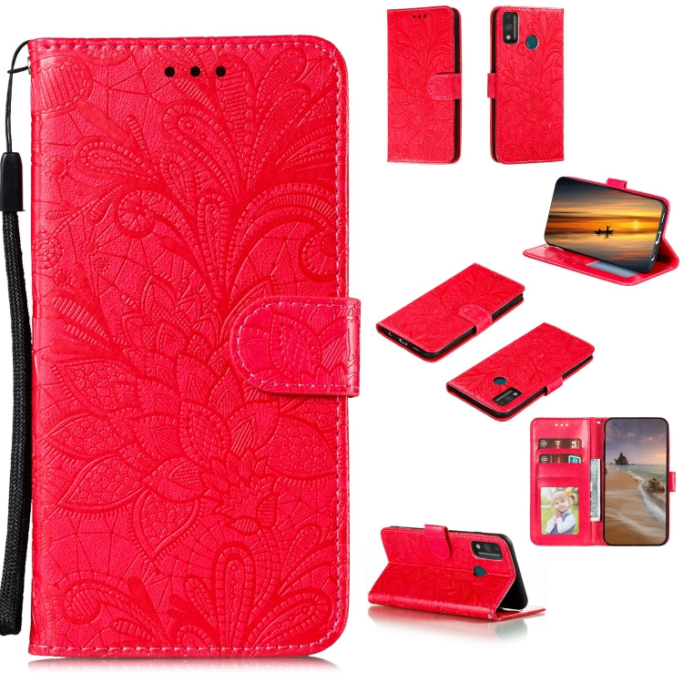 Lace Flower Horizontal Flip Leather Case with Holder & Card Slots & Wallet & Photo Frame