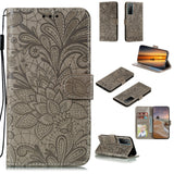 Lace Flower Horizontal Flip Leather Case with Holder & Card Slots & Wallet & Photo Frame, For Huawei Honor Play 4 / Maimang 9 / Mate 40 Lite, For Google Pixel 5, For Google Pixel 5 XL, For Samsung Galaxy A01 Core, For Samsung Galaxy M31s               ...