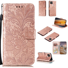 Load image into Gallery viewer, Lace Flower Horizontal Flip Leather Case with Holder &amp; Card Slots &amp; Wallet &amp; Photo Frame