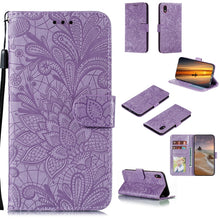 Load image into Gallery viewer, Lace Flower Horizontal Flip Leather Case with Holder &amp; Card Slots &amp; Wallet &amp; Photo Frame