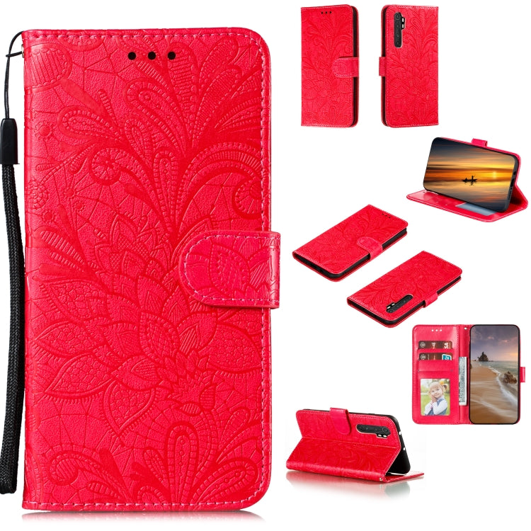 Lace Flower Horizontal Flip Leather Case with Holder & Card Slots & Wallet & Photo Frame