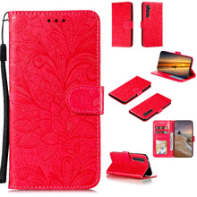 Load image into Gallery viewer, Lace Flower Horizontal Flip Leather Case with Holder &amp; Card Slots &amp; Wallet &amp; Photo Frame