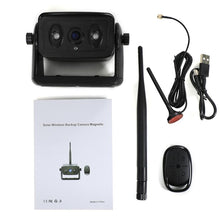 Load image into Gallery viewer, Magnetic Solar 2.4G Wireless WiFi Car Rear View Reversing Camera with Remote Control Switch, Car Rear View Reversing Camera