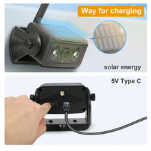 Load image into Gallery viewer, Magnetic Solar 2.4G Wireless WiFi Car Rear View Reversing Camera with Remote Control Switch, Car Rear View Reversing Camera