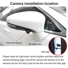 Load image into Gallery viewer, 1080P 5 inch HD Display Screen Side Front Blind Spot Camera Image Assistance System Kit, Side Front Blind Spot Camera