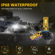 Load image into Gallery viewer, 1 Pair 35W 3500LM 6500K Car LED Headlight Bulb, 9005, 9006, H1, H4, H7, H11