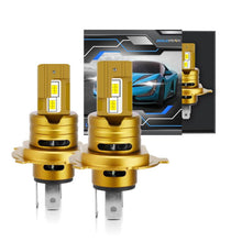 Load image into Gallery viewer, 1 Pair 35W 3500LM 6500K Car LED Headlight Bulb, H4