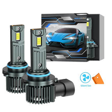 Load image into Gallery viewer, 1 Pair 32W 3200LM 6500K Car LED Headlight Bulb with Fan, 9005, 9006, H1, H4, H7, H11