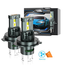 Load image into Gallery viewer, 1 Pair 32W 3200LM 6500K Car LED Headlight Bulb with Fan, 9005, 9006, H1, H4, H7, H11
