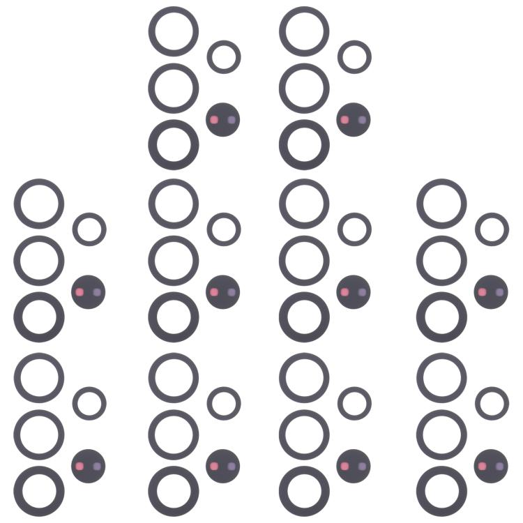 10set Back Camera Lens