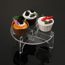 Load image into Gallery viewer, YX171 Acrylic Drink Dispenser Beverage Holder Cakes Stand, 19x19x8cm, 22x22x12cm